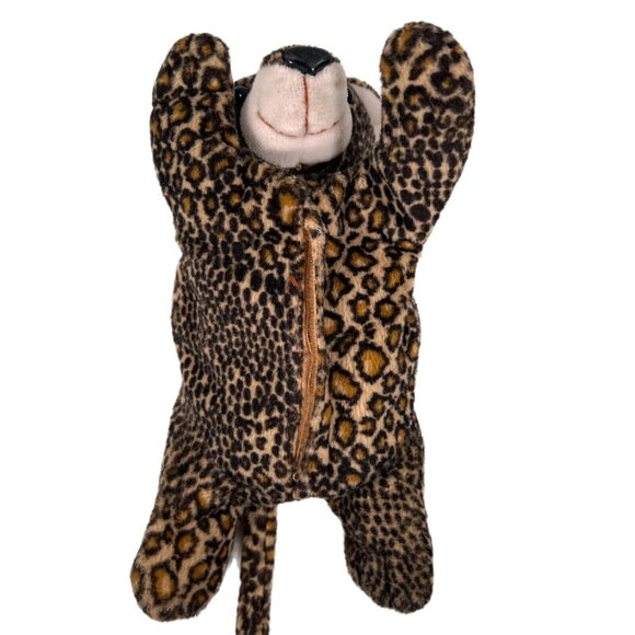 Beanfuls Playmates Toys Dottie Leopard Cat with Black Baby Boy Plush Stuffed Toy - Picture 7 of 13